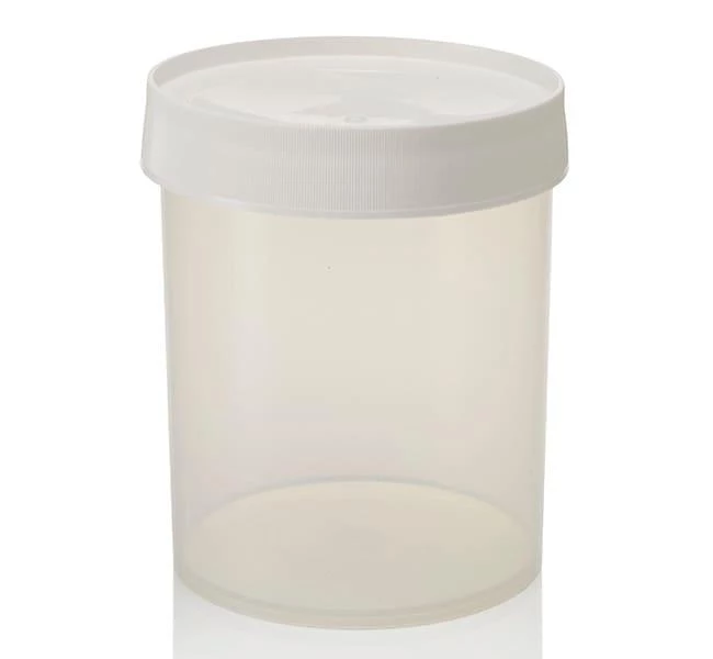 Straight-Side Wide-Mouth Jar PP 1000 mL