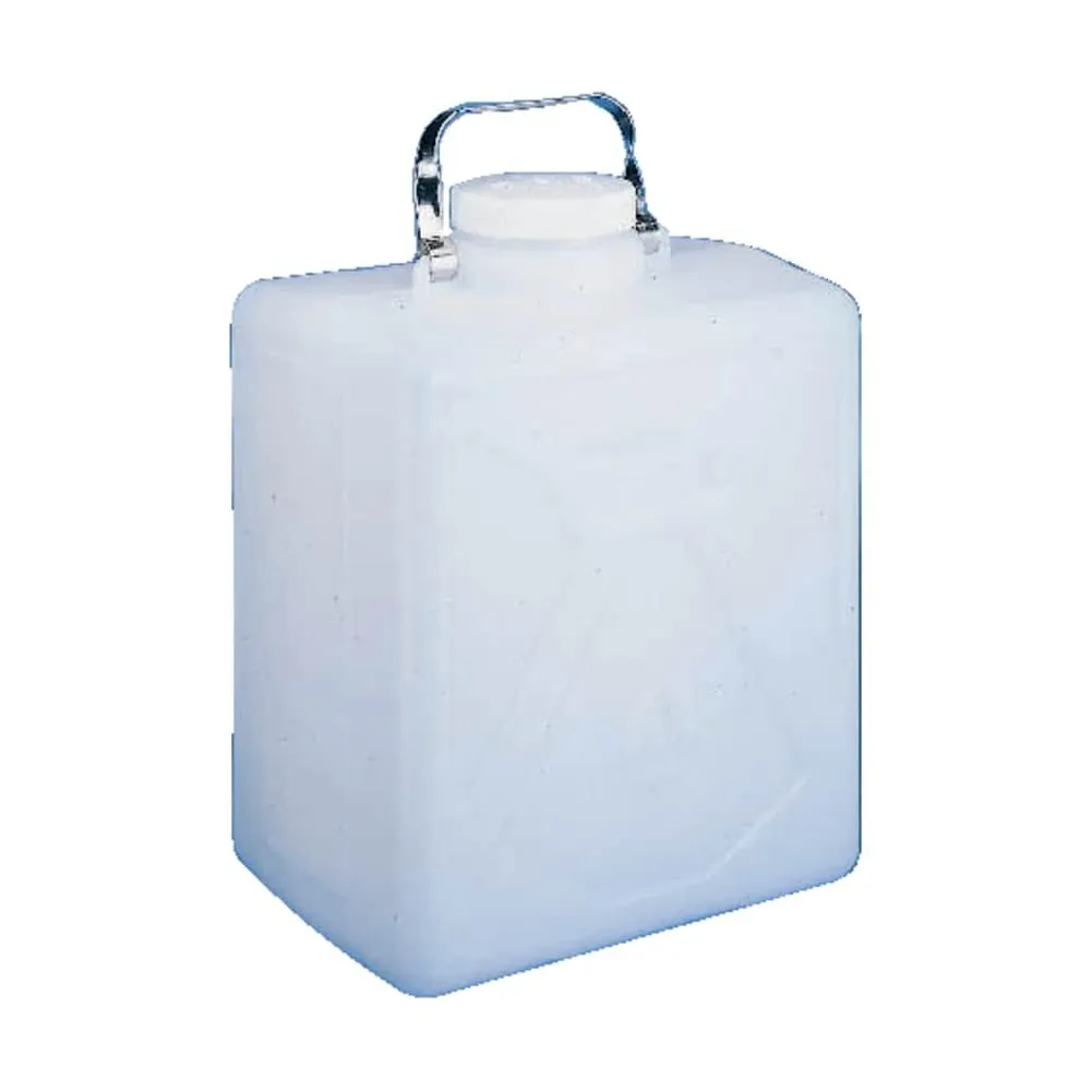 Carboy Rectangular HDPE w/SS Handle 20L