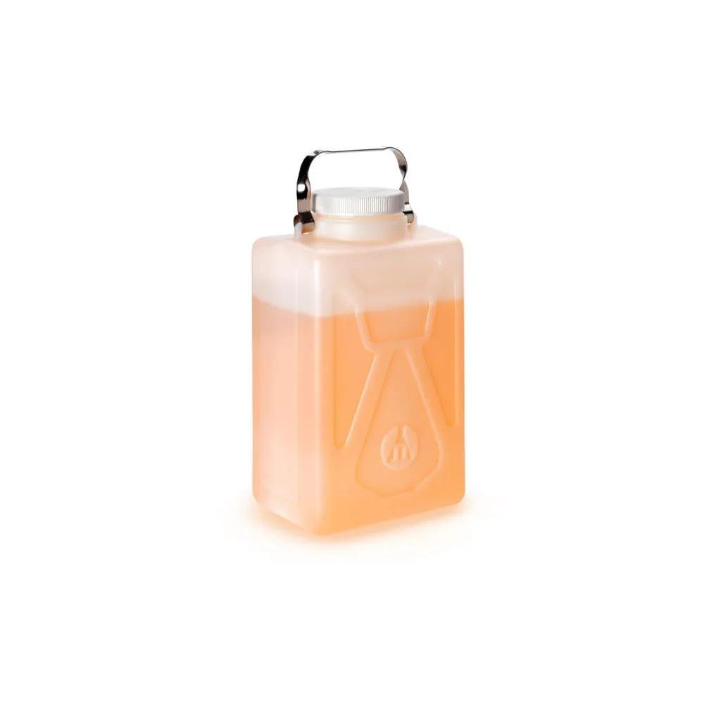 Carboy Rectangular PP w/SS Handle 9L