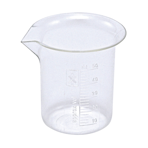 Beaker, PMP 50mL, 40/CS