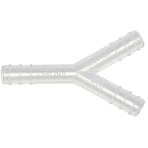 Tubing Connector Y, PP 8mm, 100/CS
