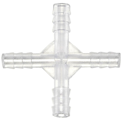 Tubing Connector 4 Way, PP 3.5mm, 100/CS