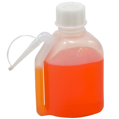 Washbottle, Integral LDPE 250mL, 36/CS