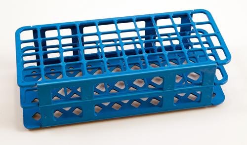 Rack Test Tube 40 Place Blue, PP 20mm, 5/CS