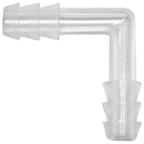 Tubing Connector L, PP 4mm, 100/CS