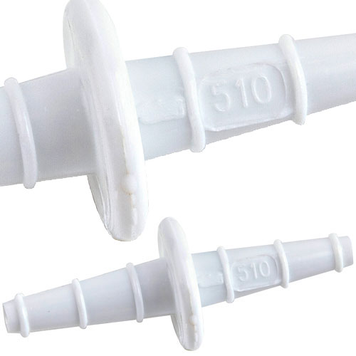 Tubing Connector Straight, PP 4-6mm, 100/CS