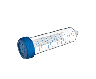 Centrifuge Tube, 50mL, PPN, Sterile, WHT Screw Cap, CON (V) BOT, w/ Grads, ID Field