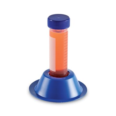 Polystyrene Friction-Fit Tube Rack, Blue