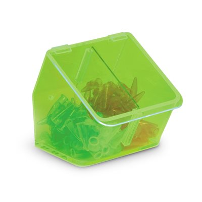Single Compartment Dispensing Bin, Blue