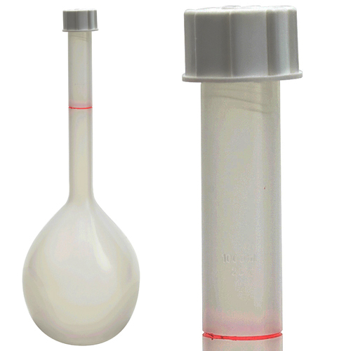 Flask Volumetric w Screw Cls, PP 1000mL, 2/CS