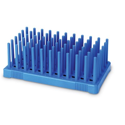 Peg Tube Rack 96-Place, 10-13mm, White