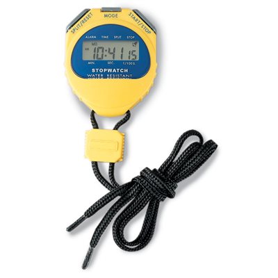 Lab Alert Multi-Function Stopwatch, Blue