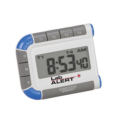 Lab Alert Timer, Four Channel, Blue