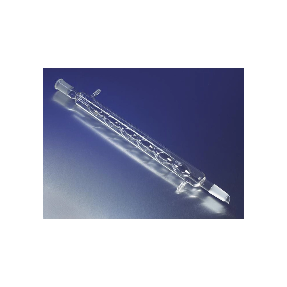 PYREX 6 Bulb Allihn Condensers, Drip Tip, with 24/40 Standard Taper Outer and Inner Joints