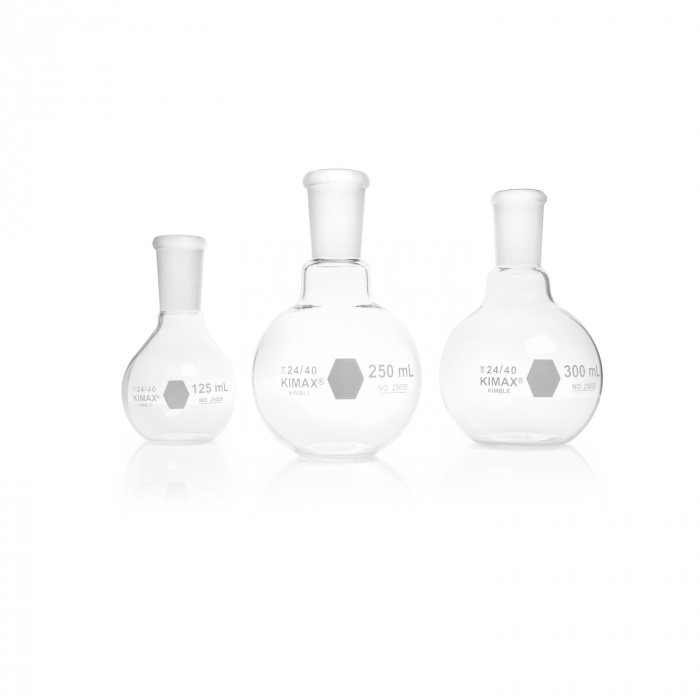 BOILING FLASK, FLAT BOTTOM,24/40,500ML