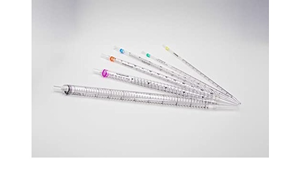 Serological Pipettes, 5ml Short, Individually Wrapped Packed in Bags, Sterile 50/bag