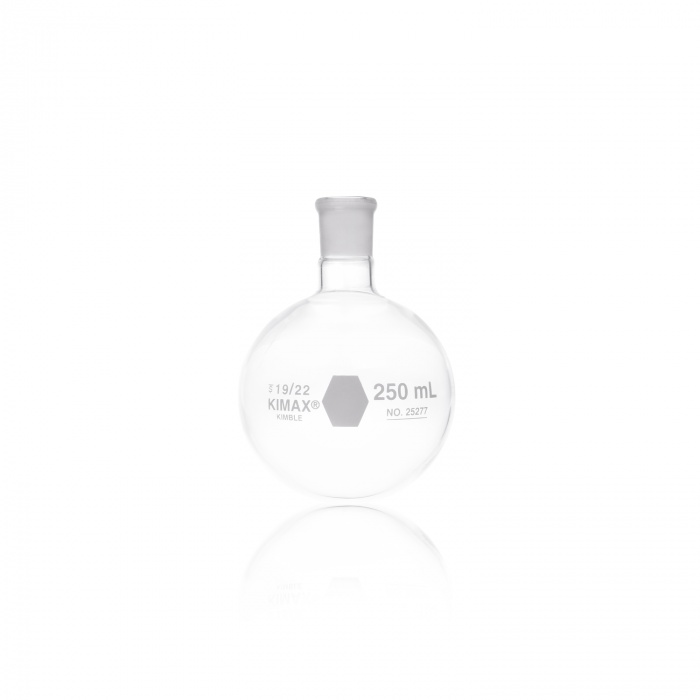 BOILING FLASK,ROUND BOTTOM,19/22,250ML