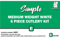 Heavy Weight White - 5.5 gm, Teaspoon, 1000/Pk