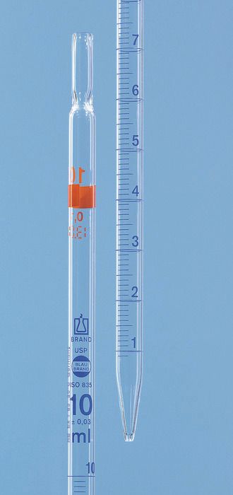 Graduated Pipette, USP BBR, AS, Typ 2.2:0.02mL, pk of 12