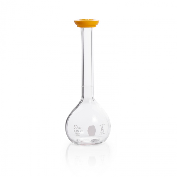 Volumetric Flask,CLASS A ,Snap Cap,50ML