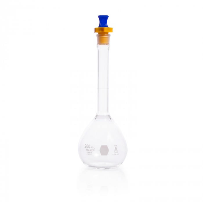 Volumetric Flask, Class A,Polyethylene Stopper,200ML