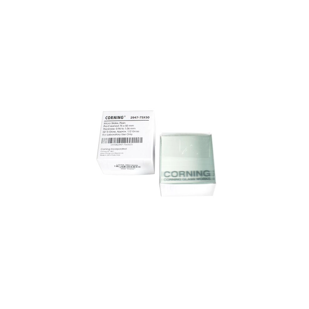 Corning 75x50mm Plain Microscope Slides