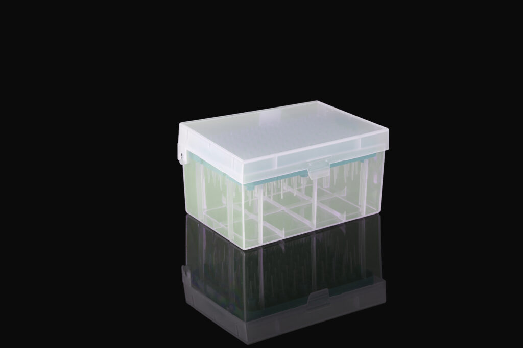 10µl Pipette Tips, Clear, Racked, Pre-sterilized, 96/box, 960/pk, 4800/cs
