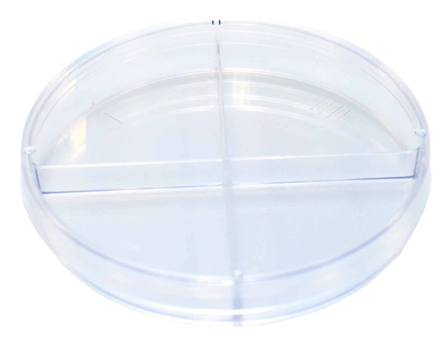 Quad-Plate Petri Dish, Slippable, 100 x 15