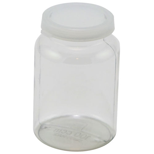 Bottle w Snap Cap, PET 100mL, 50/CS