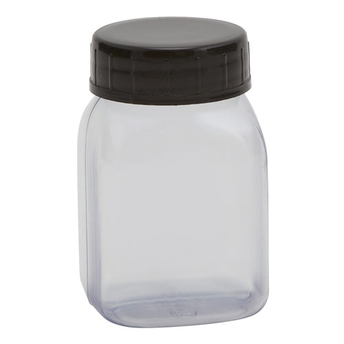 Bottle WM w Cap, PVC 50mL, 72/CS