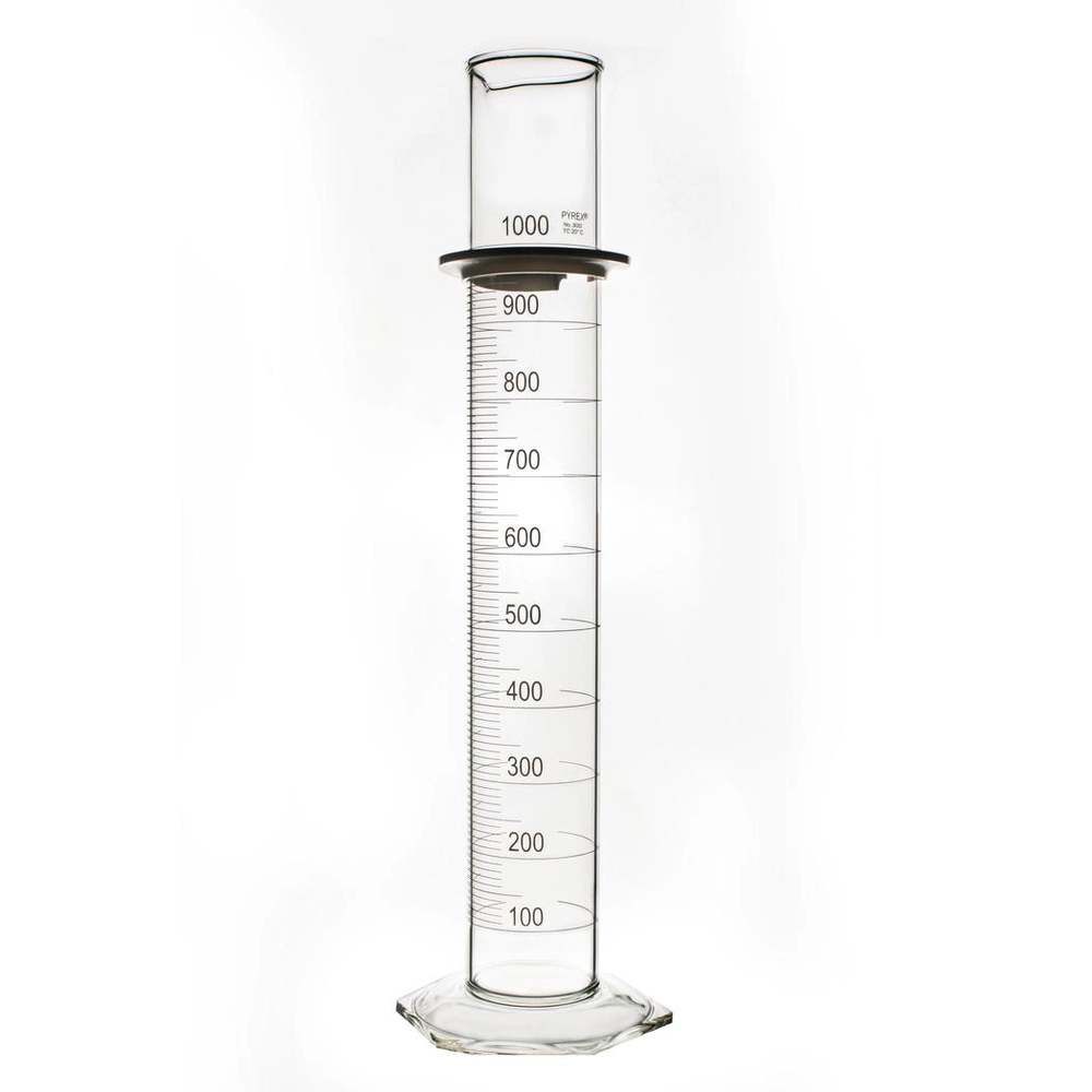 PYREX Single Metric Scale, 1L Graduated Cylinder, TC