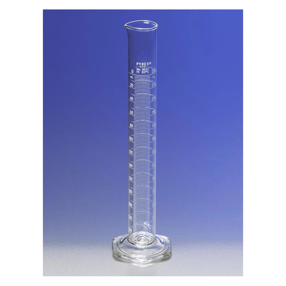 PYREX Double Metric Scale, 100mL Class A Graduated Cylinder, TD