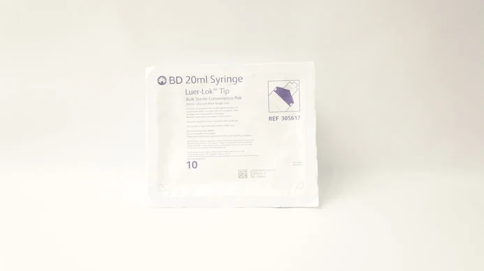 SYRINGE 20ML LL TIP CONV PAK