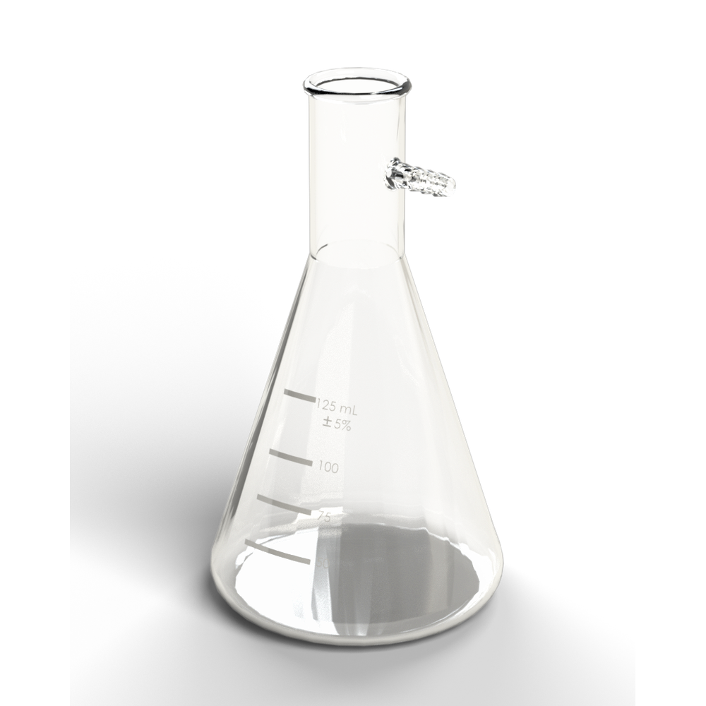 Borosilicate Glass Filter Flask, 125 ml