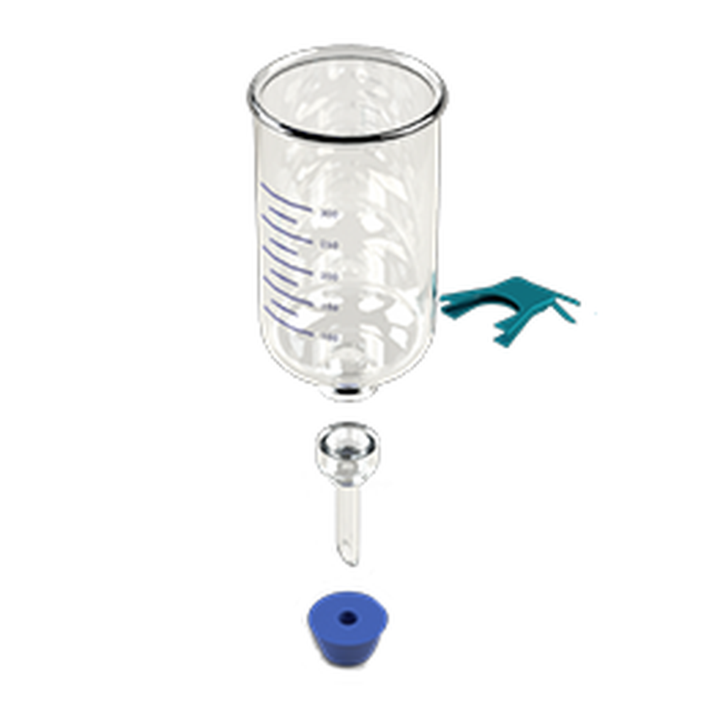 25mm Glass Microanalysis Holder, 300 ml, KG 25 B