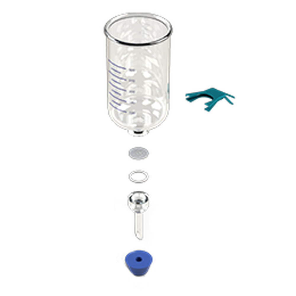 25mm Glass Microanalysis Holder, 300 ml, KGS 25 B