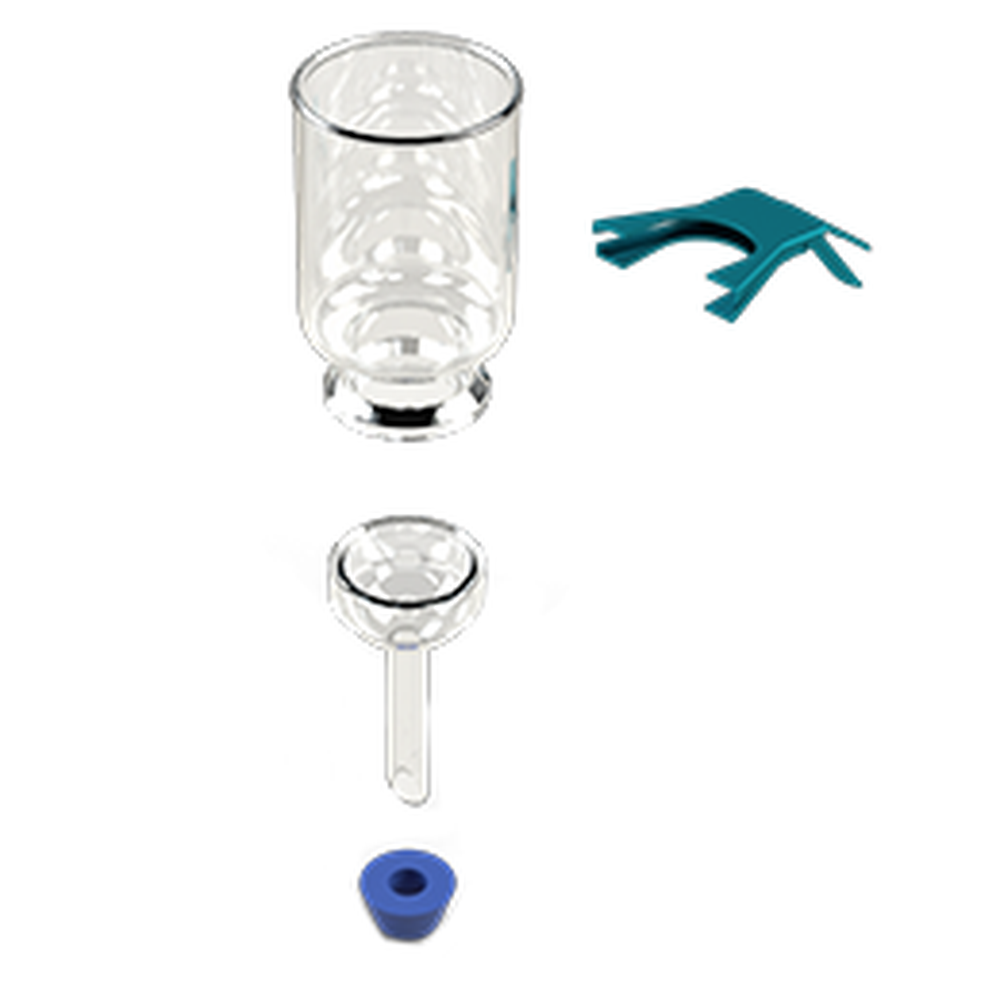 47mm Glass Microanalysis Holder, Glass Frit Support, 300 ml, KG 47