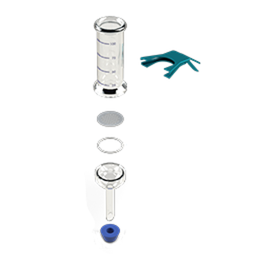 47mm Glass Microanalysis Holder, 100 ml, KGS 47