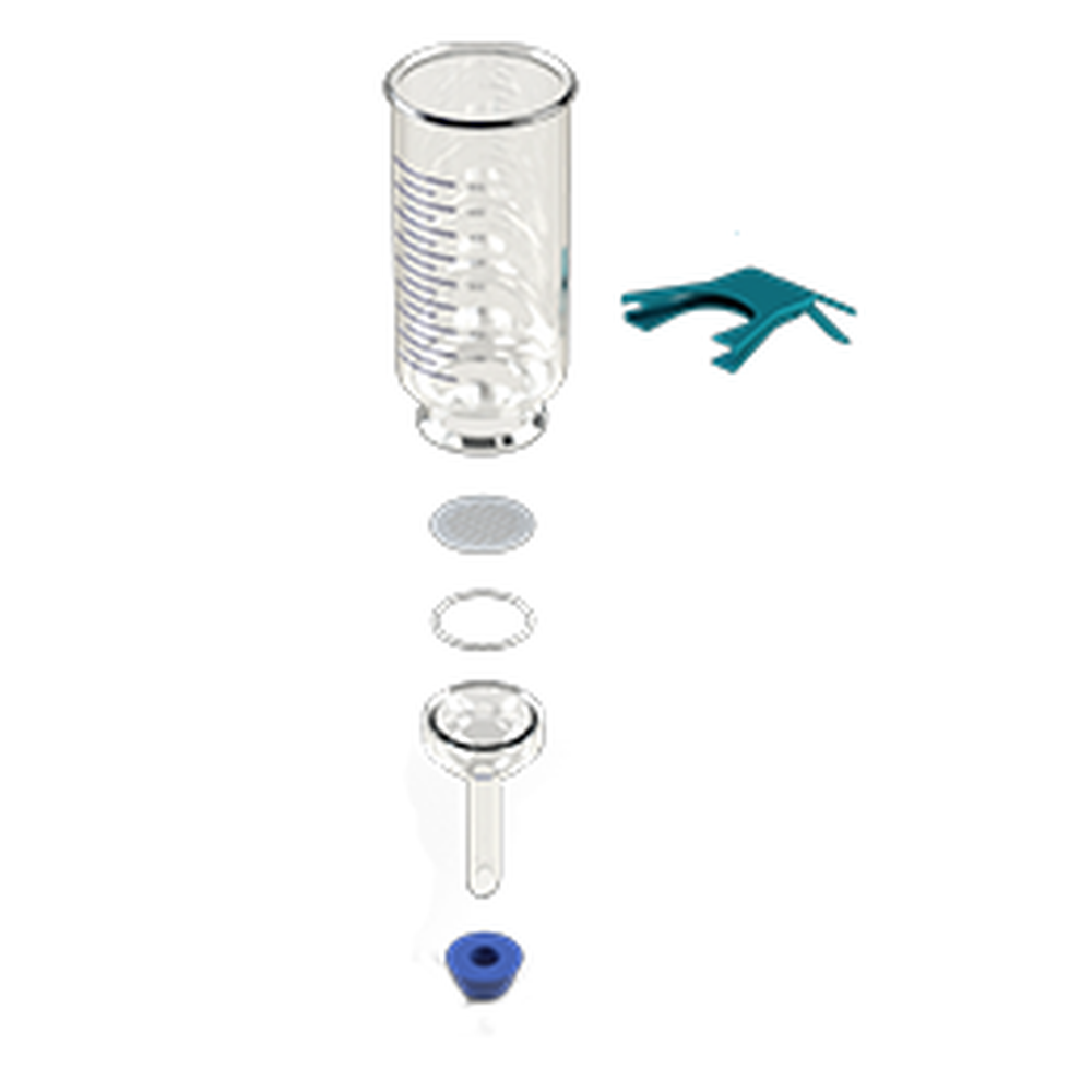 47mm Glass Microanalysis Holder, 500 ml, KGS 47