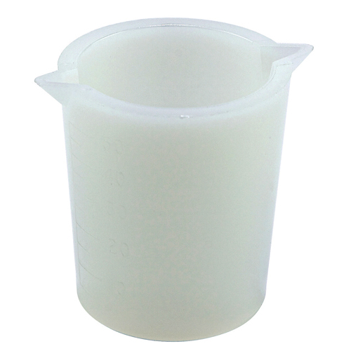 HDPE BEAKER H/WALL 50ML (FAB), 48/CS