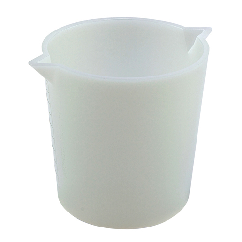 HDPE BEAKER H/WALL 500ML (FAB), 24/CS