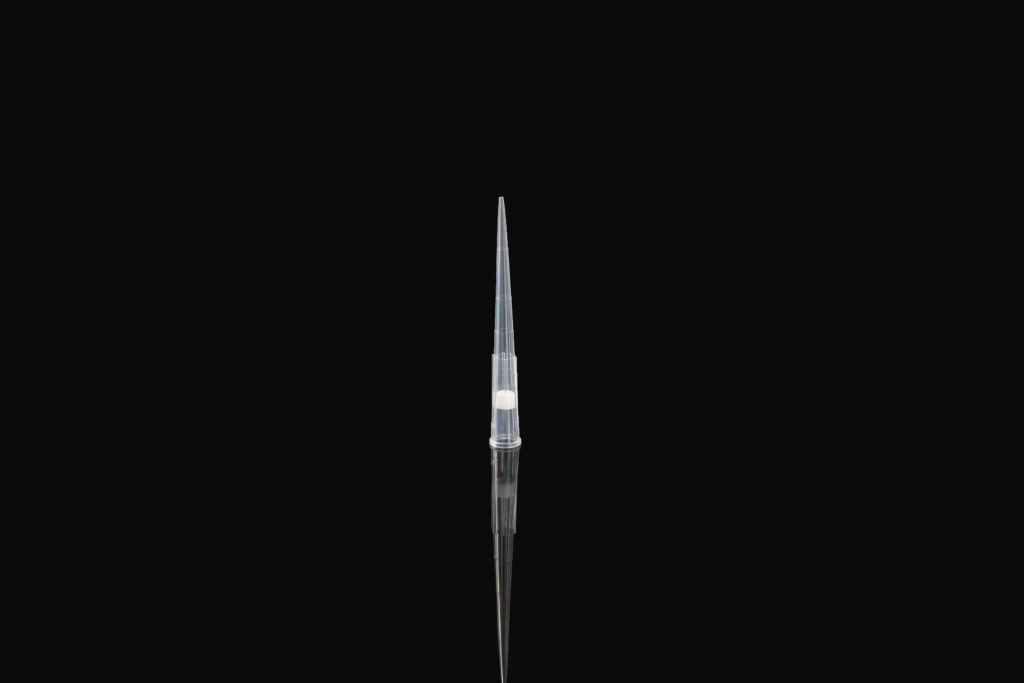 1000µl Filtered Pipette Tips, Clear, Sterile, Box, 768/pk, 3840/cs