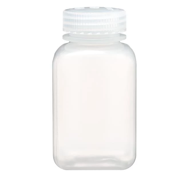 Bottle, Wide Mouth, Square - PP 8 oz / 250 mL (43-415)