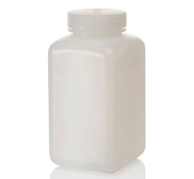 Bottle, Wide Mouth, Square - HDPE 32 oz / 1000 mL (63-415)