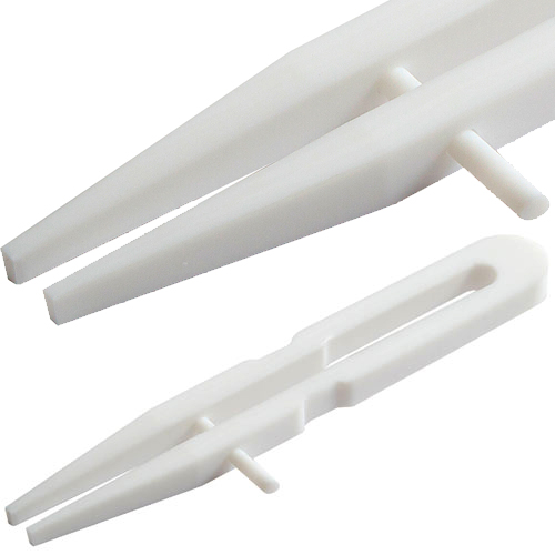 Tweezer Forceps Square End, PTFE 200mm, 1/EA