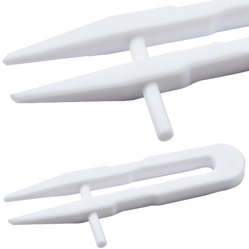Tweezer Forceps Sharp, PTFE 100mm, 1/EA