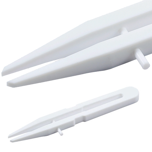 Tweezer Forceps Sharp, PTFE 200mm, 1/EA