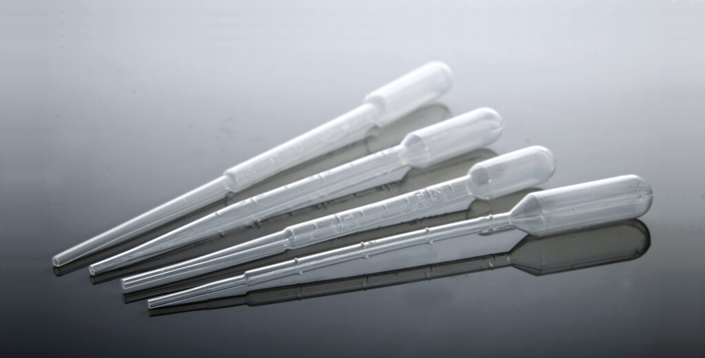 3ml Pasteur Pipette, Individually Wrapped, sterile 500/pk, 2000/cs