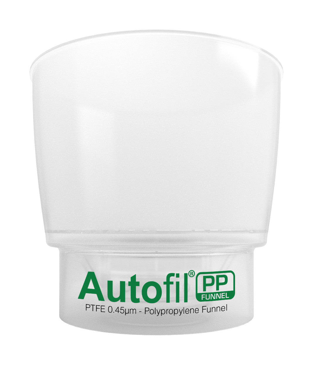 Autofil PP - Disposable Vacuum Bottle Top Filters for Solvent Filtration, with 0.45 µm PTFE Membrane for Clarification and Prefiltration, 500 mL, GL45 Thread, Polypropylene Housing, Non-Sterile, 12/CS