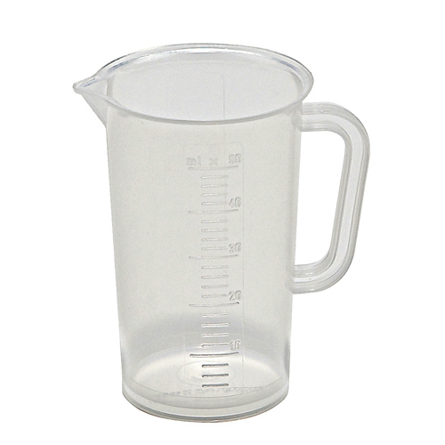 Beaker w Handle Tall Form, PP 50mL, 24/CS